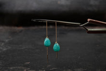 Load image into Gallery viewer, Dangling Amazonite Earrings