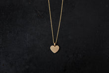 Load image into Gallery viewer, Big Gold Heart Necklace
