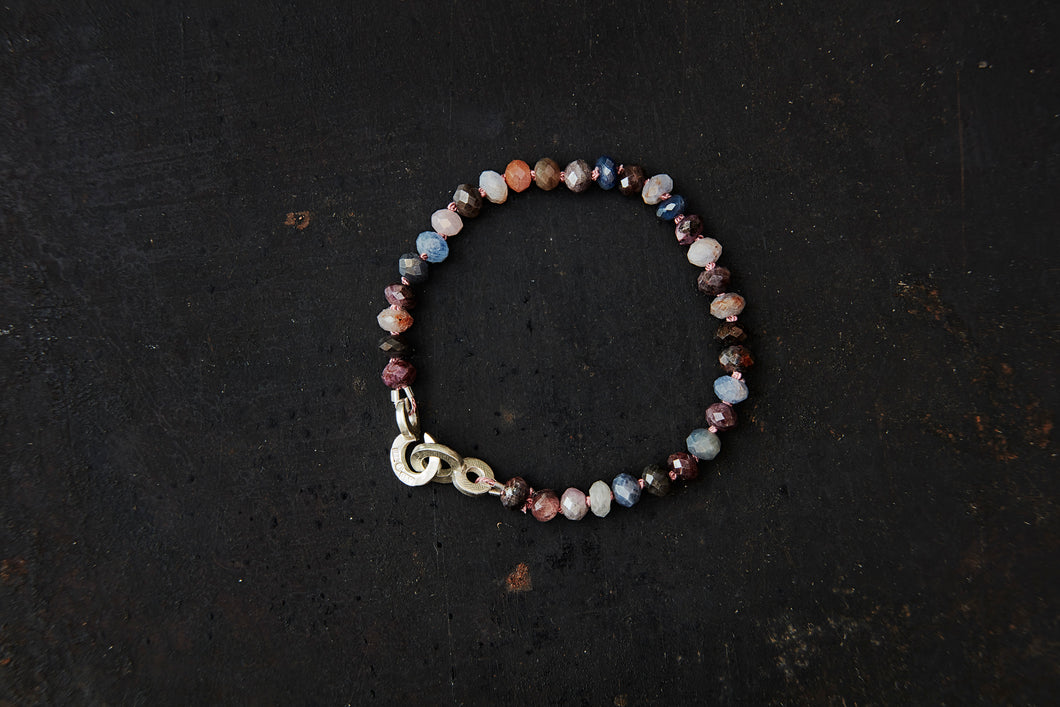 Multicolored Sapphire Bracelet