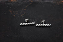 Load image into Gallery viewer, Silver Curl Earrings
