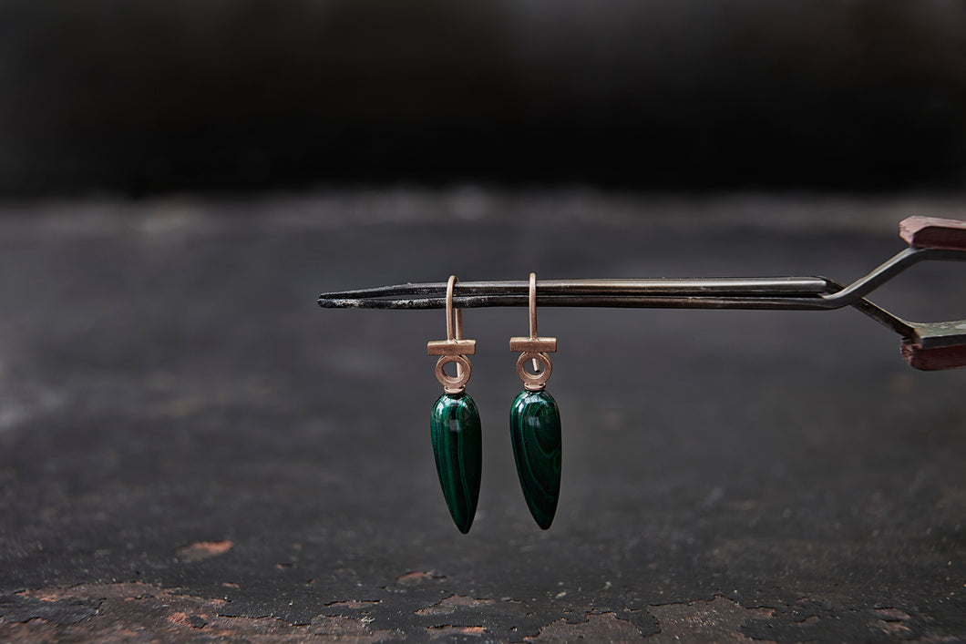 Malachite Signature Earrings