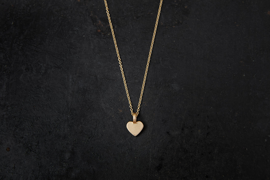 Mini Gold Heart Necklace