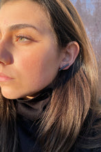 Load image into Gallery viewer, Oxidated Curl Earrings
